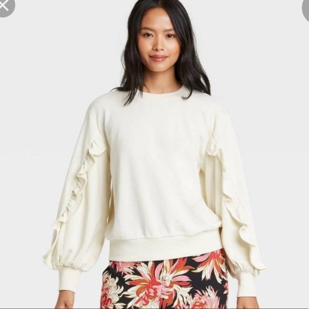 Who What Wear Ruffle Top